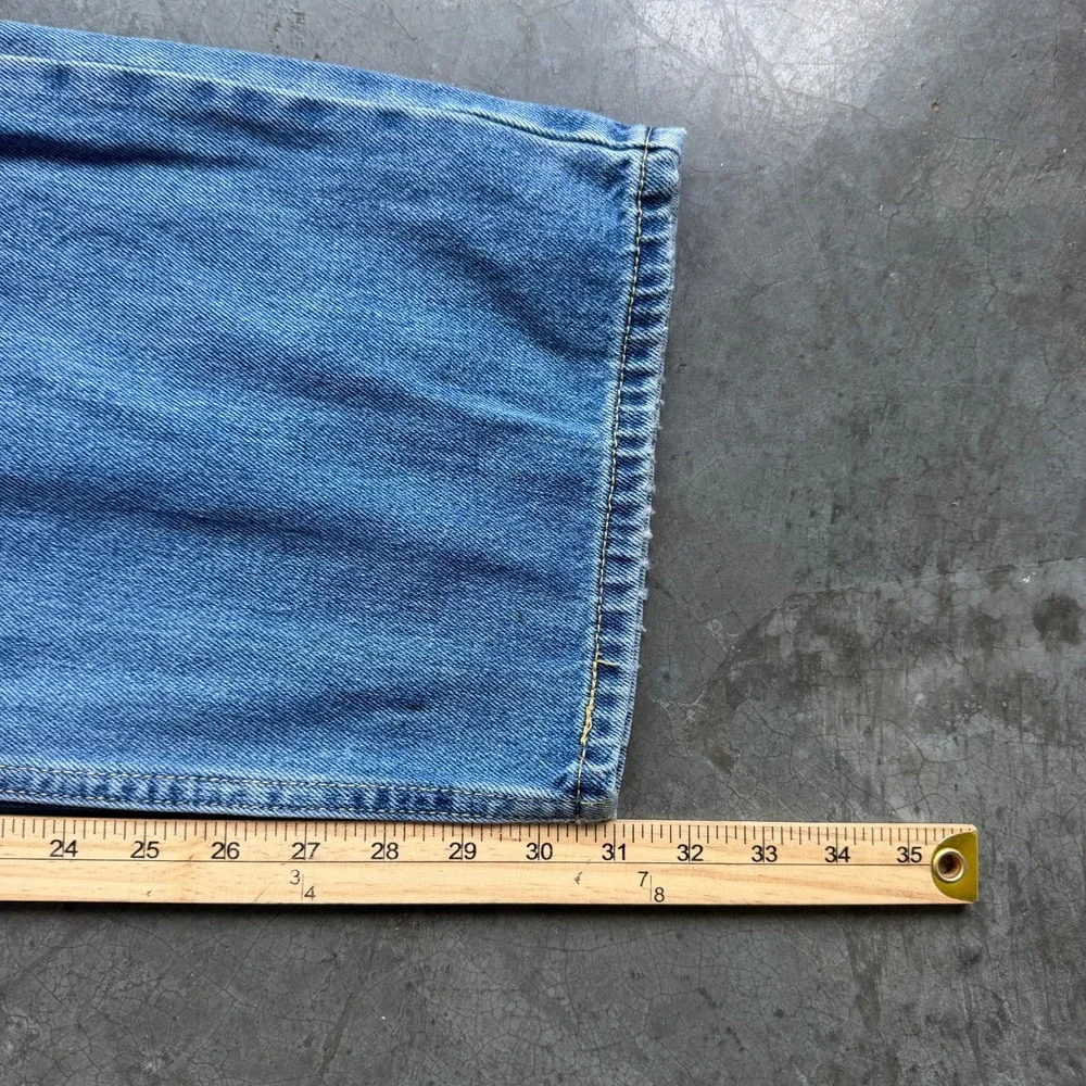 Vtg Levis Silver Tab Denim Jeans Size 34x31 Low And Loose Y2K 90s Baggy Wide Leg